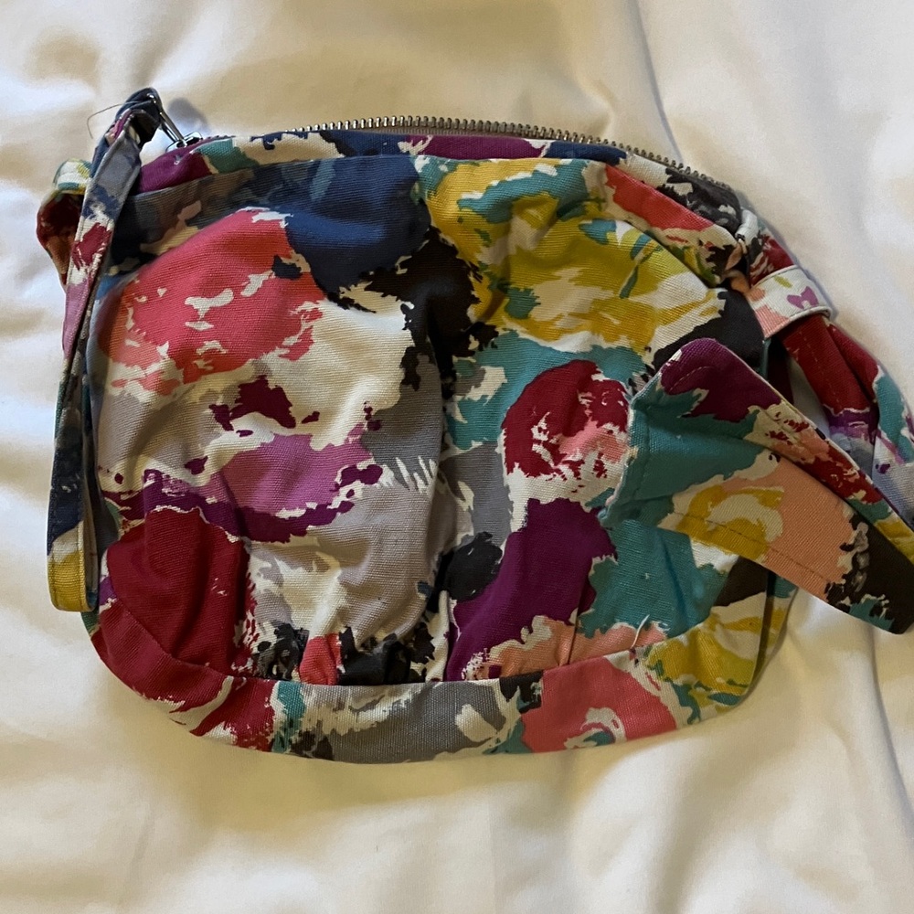 Comptoir Des Cotonniers Colorful Floral make up  Bag